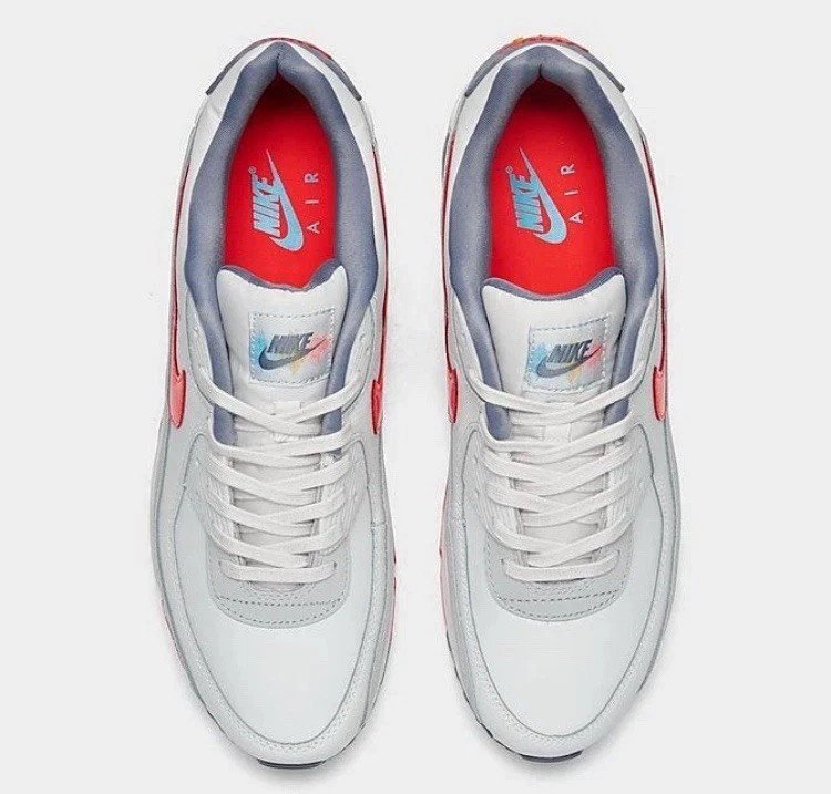 Men's Nike Air Max 90 HJ9147-121 Summit White/Ashen Slate/Pure Platinum SZ 11 - Image 3 of 4