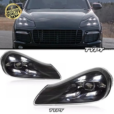 PAAR für Porsche Cayenne 957 Matrix LED Scheinwerfer Mit DRL Update 07-10