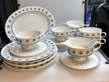 2601012 ROSENTHAL COMPOSITION "EISBLUME" Speise Service Tapio Wirkkala 21-tlg