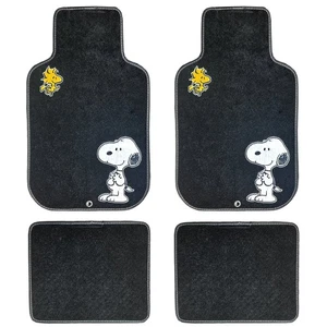 Snoopy aux arachides & Woodstock brodé tapis de voiture tapis ensemble de 5 + Air Fres