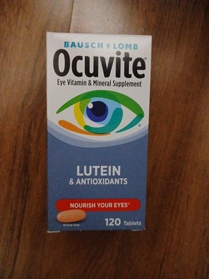 Bausch & Lomb Ocuvite Lutein & Antioxidants, 120tabs Exp 2027+