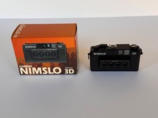 Nimslo 3D Quadra Lens 35mm Film Camera Tested Functional w/ Original Packaging