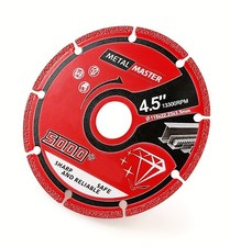 4.5 inch Metal Saw Blade Tile Turbo Diamond Dry Cutting Saw Blade 5000+ Cuts