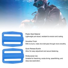 2Pcs Dive Weights Sturdy Erosion Resistant For Scuba Diving Plastic Steel For