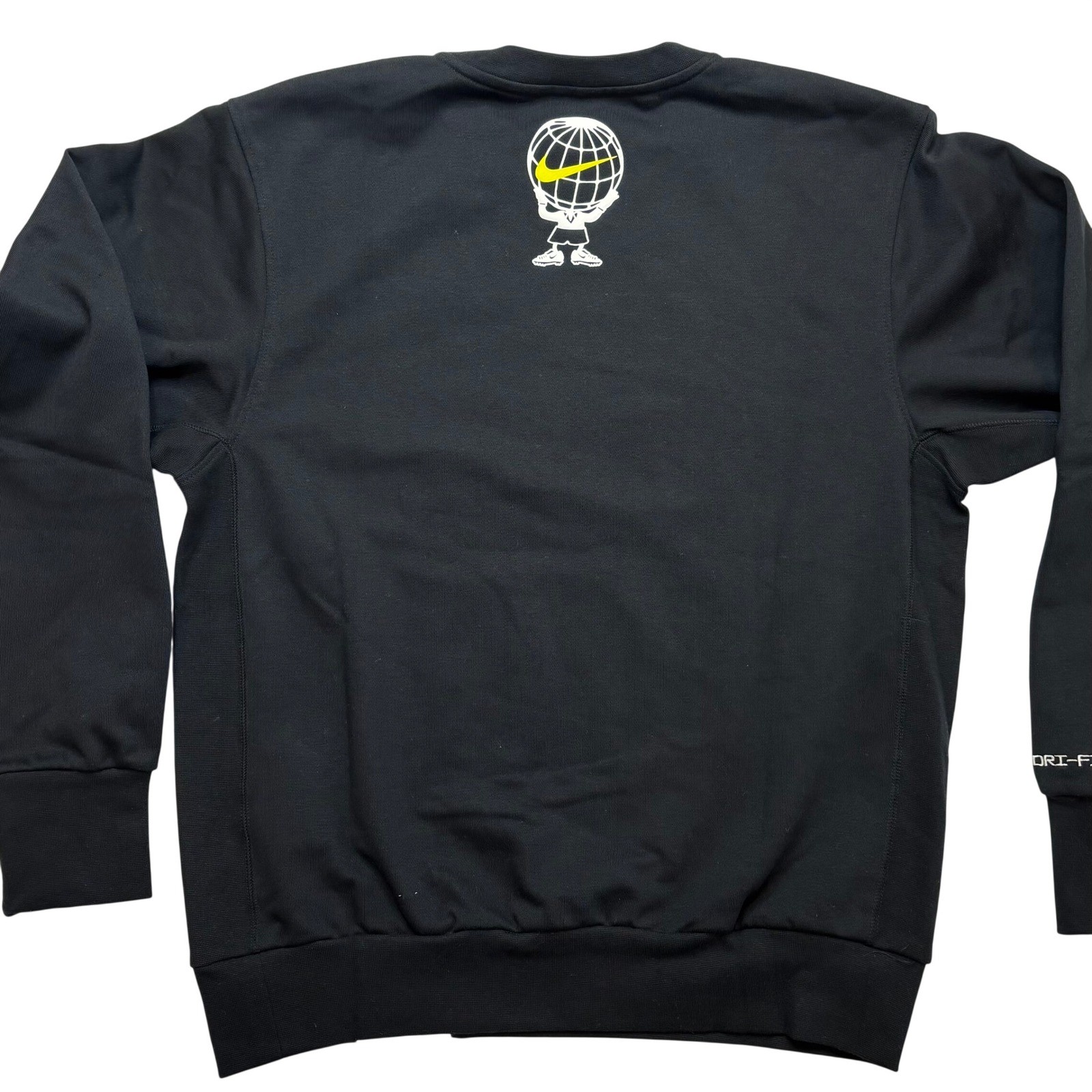 Nike Standard Issue Dri-FIT Sweatshirt Black Pixel Logo FD9743-010 Mens Small thumbnail 2