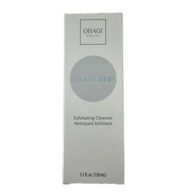 New Obagi 360 Exfoliating Cleanser Smooth Radiant Complexion 5.1 fl oz
