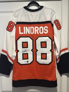 Eric Lindros Mitchell Ness Philadelphia Flyers Power Play Jersey Men L READ