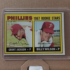 1967 Topps Grant Jackson Billy Wilson RC #402 Phillies Condition Excellent