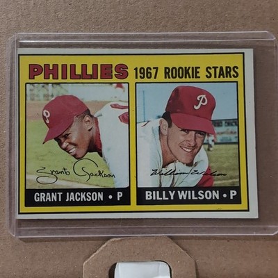 1967 Topps Grant Jackson Billy Wilson RC #402 Phillies Condition Excellent
