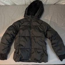 Swiss Tech Kids XS 4-5 Black Puffer Jacket Coat with Hood