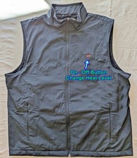 Heated Vest, 32 Degrees, Size XL, Black, 5 Left, Rechargeable Battery, Stay Warm