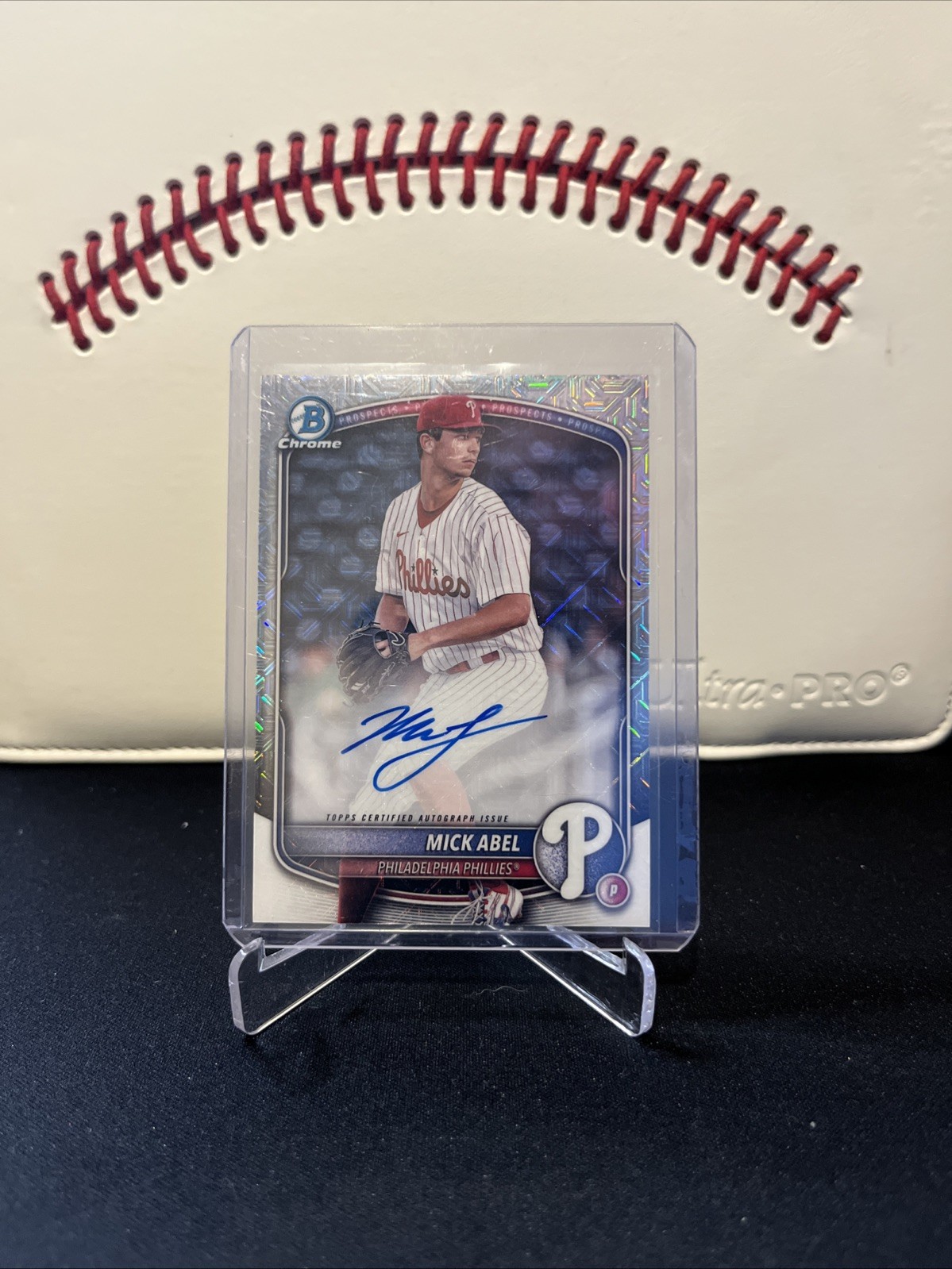 2025 Bowman - Chrome Prospect Mega Box Autographs Mick Abel #BMA-MA (AU, RC)