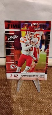 2023 Panini Prestige - Time Stamped Patrick Mahomes II #TS-3 Xtra Points Red...