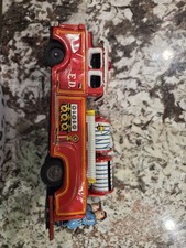 Fire Friction Engine Tin Japan Vintage Toy Fire Truck