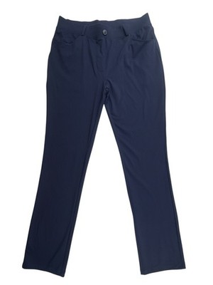 BALEAF Yoga Dress Pants Stretchy Work Slacks Navy Blue Pullon Womens Large