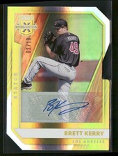 Brett Kerry 2021 Elite Extra Edition Prime Numbers Gold Die Cut #141 Auto /10