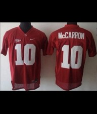 Alabama Crimson Tide x Nike x AJ McCarron #10 red jersey medium