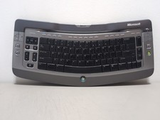Microsoft Wireless Entertainment Keyboard 7000 1073 Bluetooth Media Center Curve