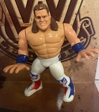 WWF Hasbro The British Bulldog Action Figure 1992 Series 4 WWE Pro Wrestling 