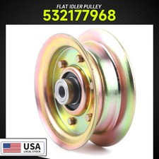 New Flat Idler Pulley For Craftsman 917203780 917250220 42 46 48 Deck 2006-13