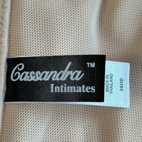 36DD NEW Cassandra Intimates Caress Too Strapless Corset Bustier Beige