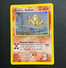 Blaine's Moltres 1/132 Gym Heroes Holo Rare Holo English 2000 90 HP on eBay