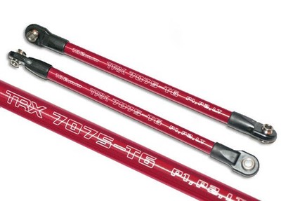 Traxxas 1/10 Summit * 2 ALUMINUM PUSHRODS - RED * 5318X