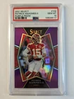 2021 Select PSA 10 Purple Prizm Patrick Mahomes Premier Level /75  Low Pop!🔥💎
