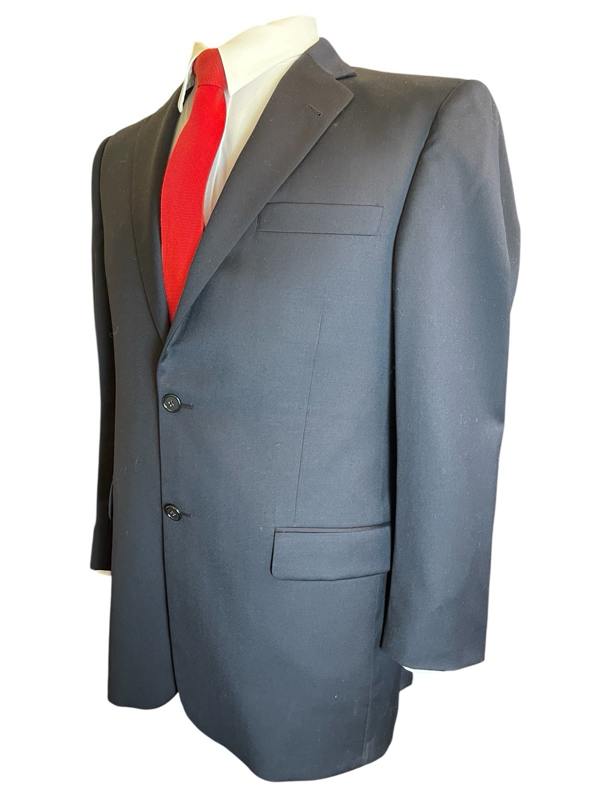 BURBERRY, CURRENT STYLE, SOLID DARK BLUE SUPER 10… - image 4