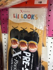 Outre X-Pression 3X Kids Braids Hair Lil Looks Pre-Stretched 32" color 1B