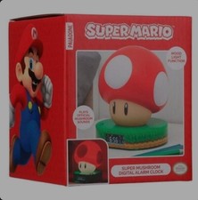 Image of Super Mario Alarm Clock Super Mushroom BRAND NEW