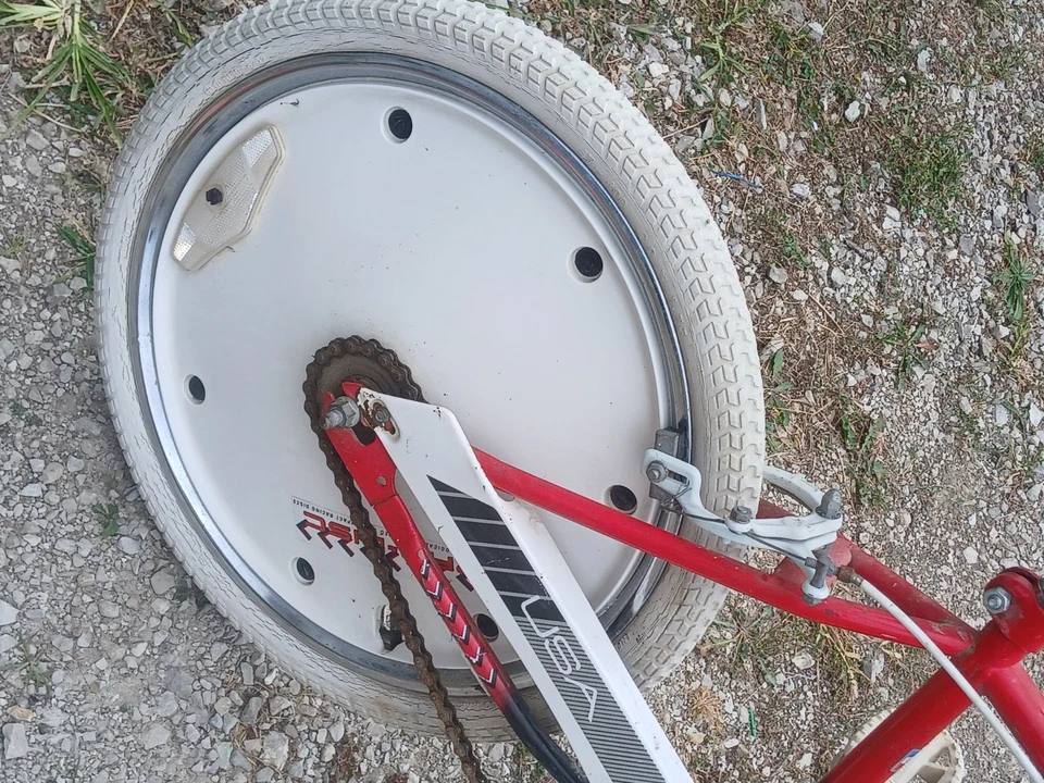1987 Pro Disc BMX Old School Bike Bicycle Vintage ProDisc RARE White Red Black - Image 3 of 4