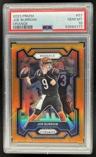 2023 Panini Prizm Joe Burrow Orange #/249 Bengals PSA 10 GEM MINT