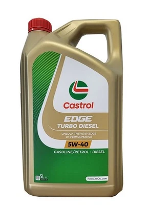 Castrol Edge Turbo Diesel 5W-40 Huile Moteur MB 229.51 6 L - Photo 1/4