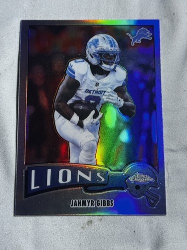 2025 Topps Chrome - 1975 Topps Jahmyr Gibbs #1975-12 Refractor