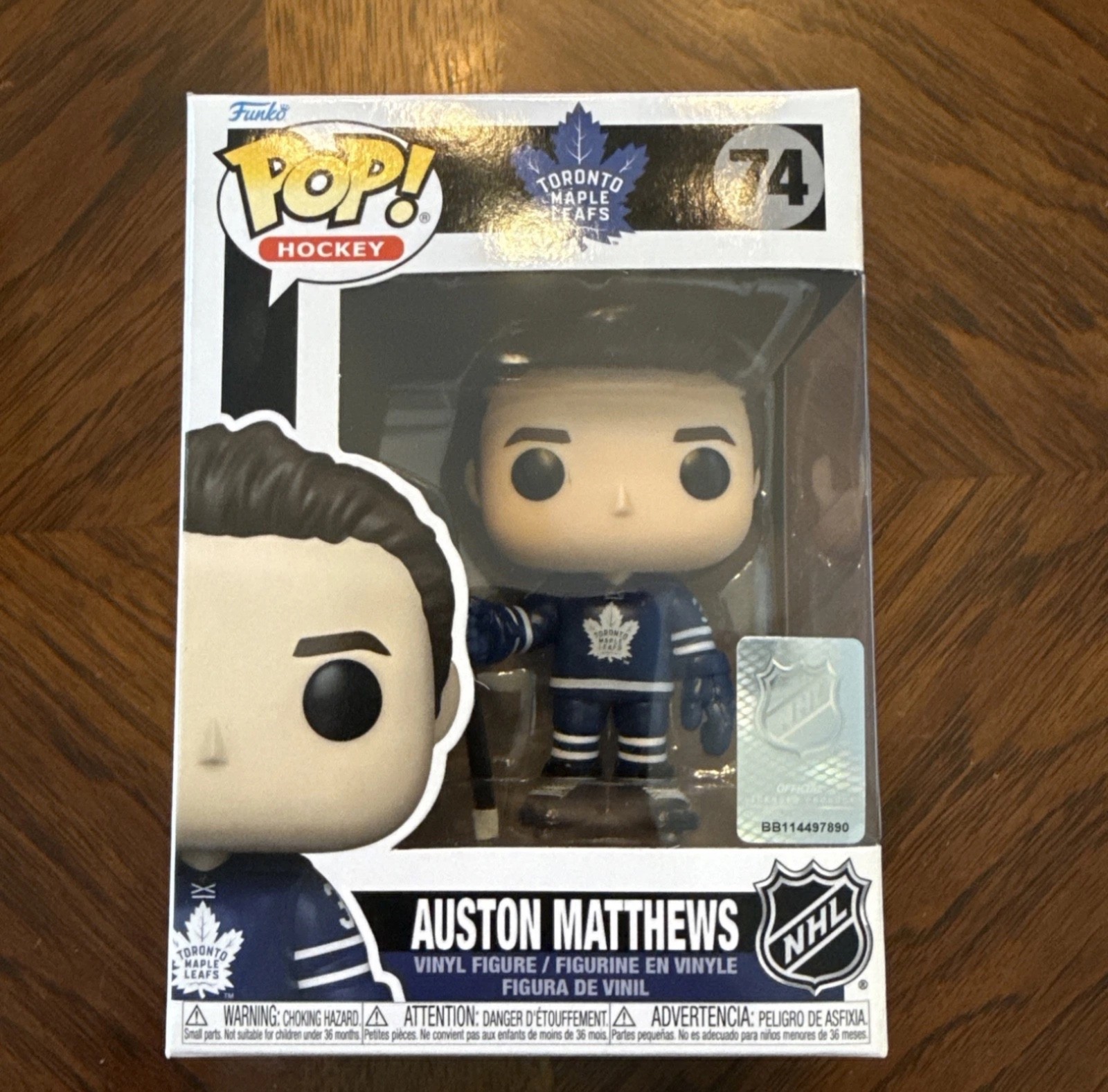 Sale Funko Pop Nhl Austin Mathews Toronto Maple Leafs Hockey #74 Bobblehead Figure