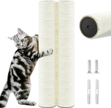 SIYIPURR Cat Scratching Post Replacement Pole, 2 PCS 15.7in Cat Tree Replacement