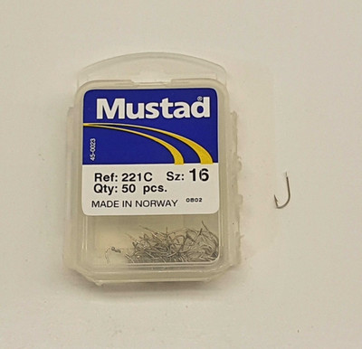 Ami MUSTAD - Serie 221C - Size 16 - Pieces 50 - Made in Norway - FL205