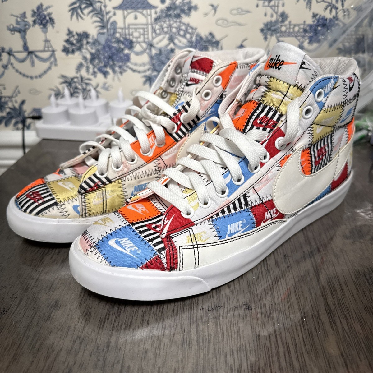 Size 10 - Nike Blazer Mid Patchwork | eBay