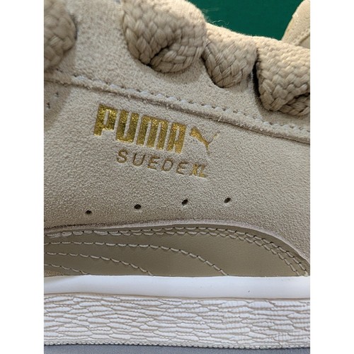 Puma Suede XL Putty Warm White Sneakers Womens 9 Mens 7.5 Chunky Y2K 397648-05 - Picture 6 of 13