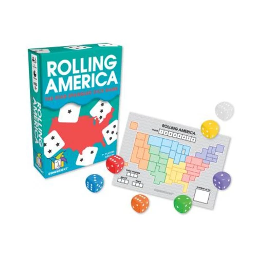 Gamewright Boardgame Rolling America Box EX/NM