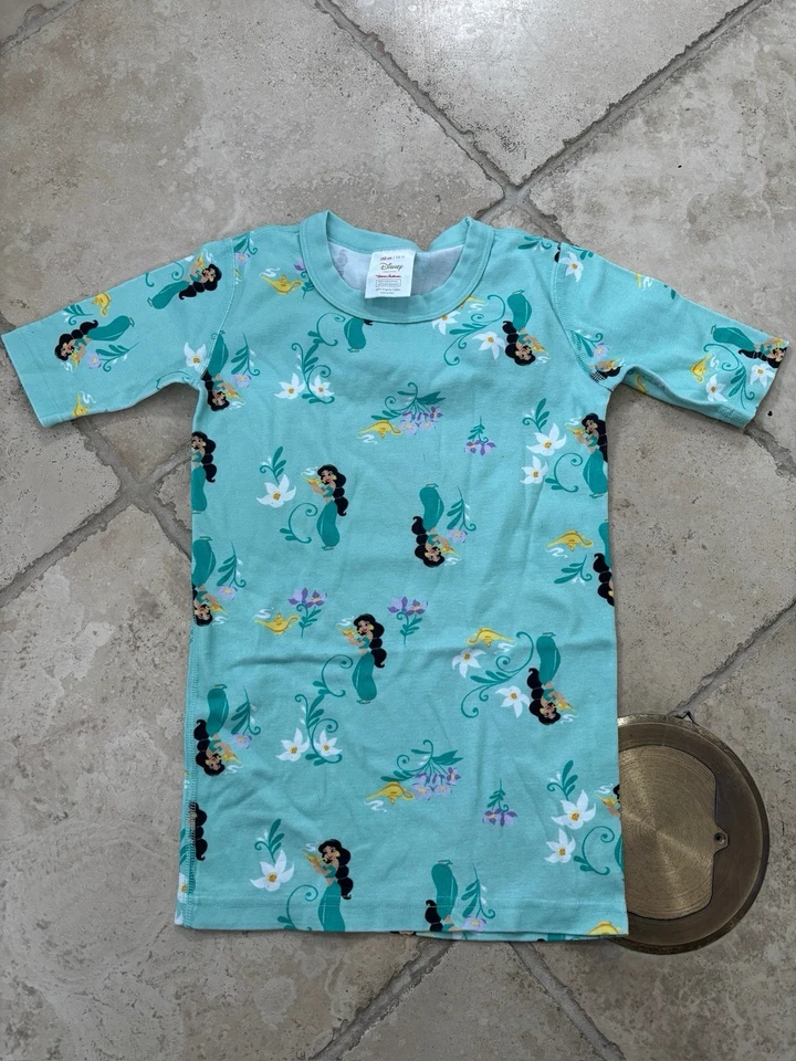 Pijama corto orgánico HANNA DIFFERENTSON Disney Jasmine Aladdin, talla 150 (12) Foto 3 de 4