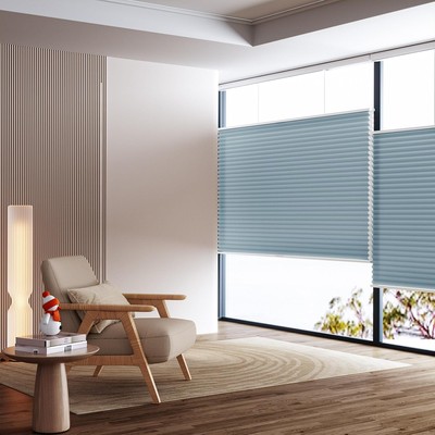 Changshade Cordless Top Down Bottom Up Cellular Shades Blackout Honeycomb Blinds