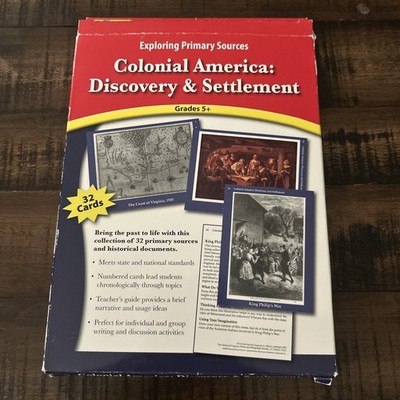Exploring Primary Sources Colonial America: Discovery & Settlement Edupress