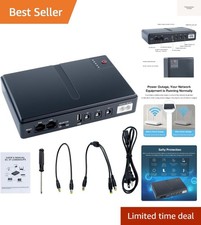 Mini DC UPS Uninterruptible Power Supply, UPS Battery Backup Power Supply for...