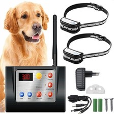 Training Collar Shock Wireless Electric Fence Containment System for 2 Dogs