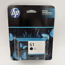 Genuine HP 61 Black Ink Cartridge Authentic HP Ink Sealed Fast Shipping 