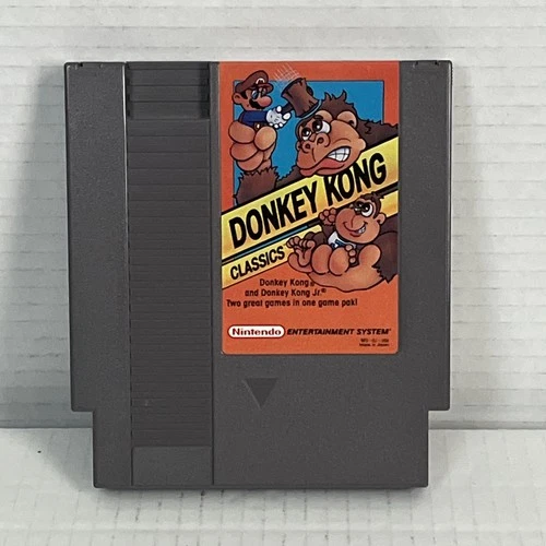Nintendo NES Donkey Kong Classics AUTHENTIC 1987 Excellent Condition