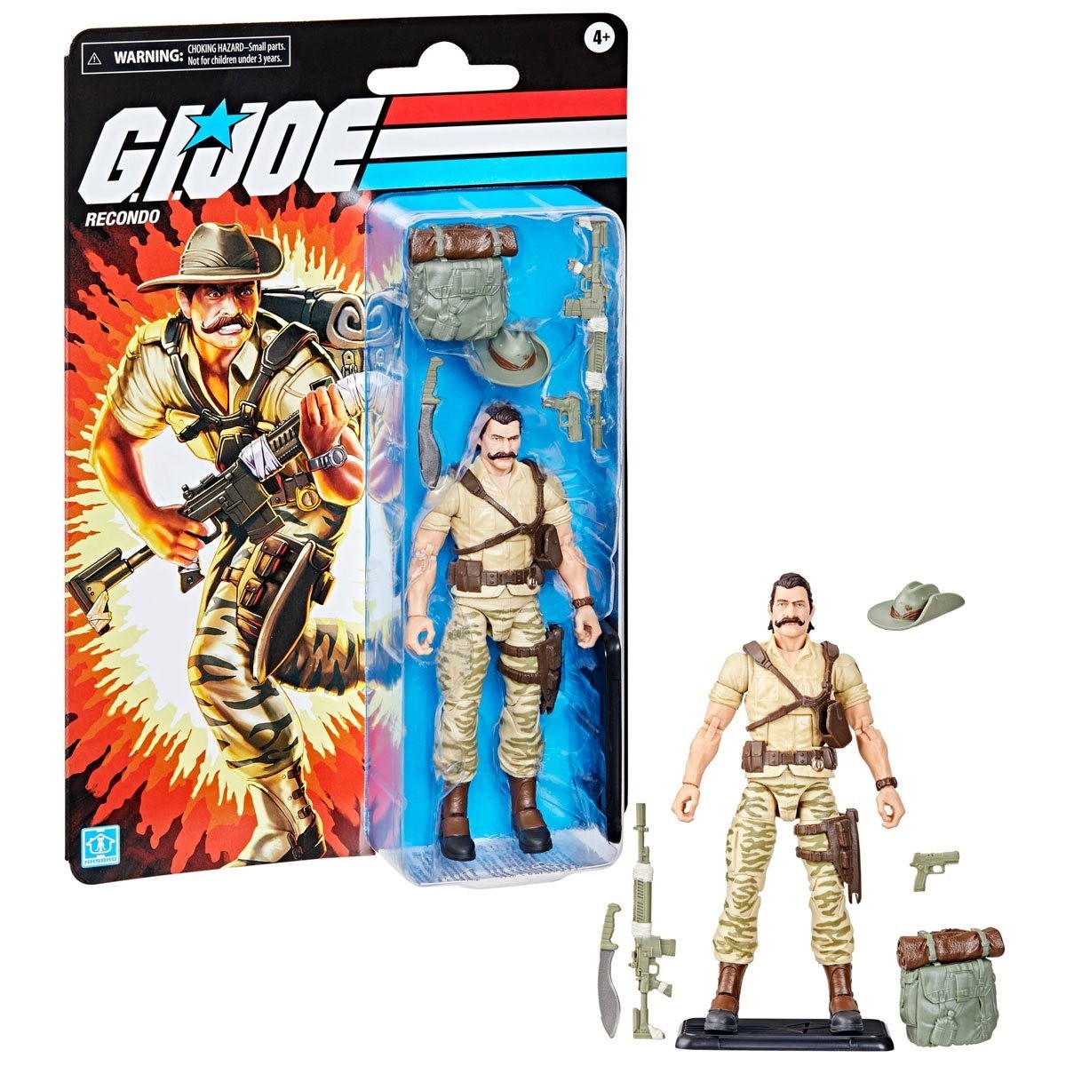 Figurine G.I. Joe Classified Series pack rétro 15cm Recondo pour adulte
