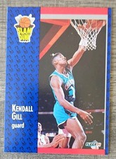 1991-92 Fleer - Slam Dunk Kendall Gill #232